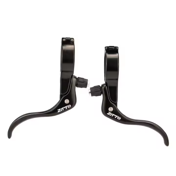 1 par de piñones fijos para bicicleta de montaña derecha e izquierda, 22,2mm, 31,8mm, pieza de freno, palanca de freno de bicicleta, palancas de freno, mango de freno - 1