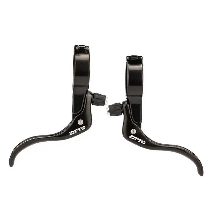 1 par de piñones fijos para bicicleta de montaña derecha e izquierda, 22,2mm, 31,8mm, pieza de freno, palanca de freno de bicicleta, palancas de freno, mango de freno - 1