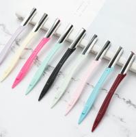 Maquillaje para afeitar cejas, juego de afeitadora para cejas, herramienta de maquillaje plegable para afeitar cejas - details 1