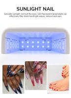Lámpara de UVA LED Profesional para Uñas Secado Rápido de 288W para Gel 72 LED Ajuste de 4 Horas - details 4