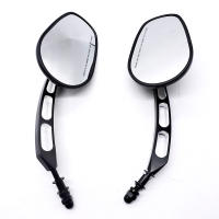 Espejos retrovisores para motocicleta, espejo retrovisor de cristal, espejo lateral derecho izquierdo para Harley 883 1200 48 - details 5