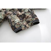 Chaqueta De Algodón Grueso Para Niños Con Cara Sonriente Y Cuello Alto a Prueba De Viento Y Térmica Moda Invierno Con Mangas Largas Y Cierre De Cremallera - details 19