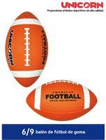 Balón de Rugby en 5 Colores Arcoíris - Tamaño 9 para Adultos en Caucho (Uso Interior/Exterior) - details 1