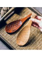 Retro Japanese Creative Fish Shape Rice Spoon Cute Nature Wooden Non-stick Rice Shovel Scoop Kitchen Cooking Utensils Supplies - details 2