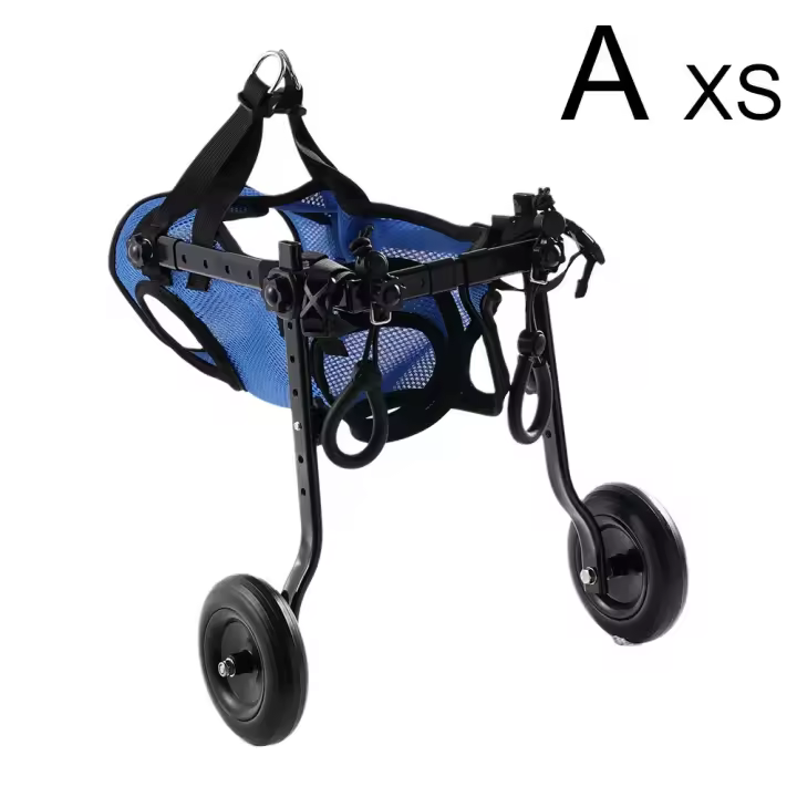Pata trasera ajustable para discapacitados, ayuda de movilidad para perros, patas de rehabilitación ligeras para mascotas, silla de ruedas para caminar, herramientas de carrito - 1