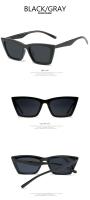 Gafas De Sol De ojo De gato Vintage para mujer, lentes De Sol cuadradas con montura pequeña, De diseñador De marca, Retro, a la moda - details 1