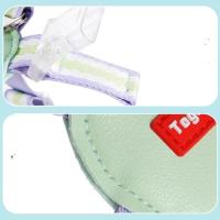 Conjunto de arnés y correa ajustables para perros, chaleco para caminar para mascotas transpirable multicolor con cuerda de tracción, correa para el pecho para perros para todas las estaciones - details 8