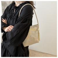Bolso de hombro con bordado estampado, bolso de mano de estilo chino nuevo Floral de gran capacidad, bolso de mano, bolso de mano con flores para axilas para niñas - details 12