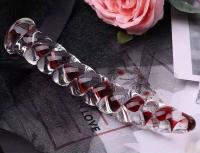 Empaque privado Sexy Crystal Twist Espiral Erótico Adulto Ano Butt Anal Dilatador Vidrio Dildo Juguetes Sexuales Para Mujer Hombre Tapón Anal - details 5