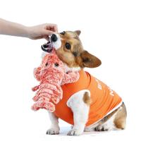 Juguete eléctrico recargable para mascotas de langosta, juguete lavable interactivo de felpa de camarón saltador realista con gato fino - details 1