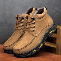 Zapatos de hombre al aire libre de terciopelo de piel de vaca de primera capa de cuero mate de alta calidad - details 11