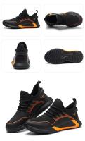 Zapatos De Seguridad Para Hombre Indestructibles Antipinchazos Transpirables Con Punta De Acero Ligeros Botas De Trabajo Con Suela De Goma - details 16