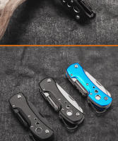 Llavero multifuncional del ejército suizo para acampar al aire libre, tijeras plegables, cuchillo de fruta, novedad de 2022 - details 14