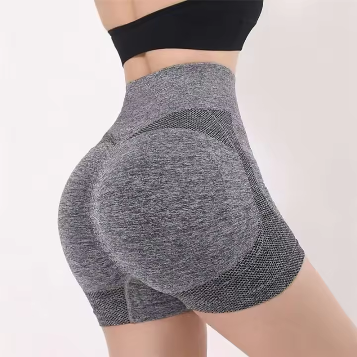 Conjunto de Workout sin Costuras para Mujer Sport Bra de Cintura Alta, Shorts de Yoga, Leggings de Moda de Gimnasio - 1