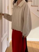 Suéter De Mujer, suéteres De invierno para Mujer, cárdigan Traf, tejido grande para Mujer, Ropa De abrigo De punto holgada De manga larga, Ropa De Mujer - details 22