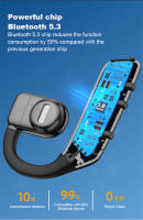 Auriculares inalámbricos con Bluetooth para negocios, cascos deportivos con conducción de aire, con micrófono, cancelación de ruido, para coche - details 5
