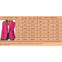 Moda Otoño Cárdigan Blazer de Manga Larga de Color Sólido para Mujeres - details 0