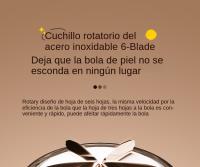 Recortadora de bolas de pelo de alta potencia, afeitadora, pantalla LED, dos marchas ajustables, cable de carga USB incluido - details 5