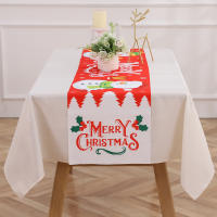 Bonenjoy, 1 pieza, mantel de Feliz Navidad, mantel con estampado de Papá Noel, mantel para banquete, fiesta, mesa de comedor, decoraciones navideñas - details 13