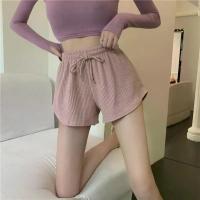 Pantalones Cortos de Gimnasio para Mujer Ligeros, Sueltos, Estilo Casual, Talla Grande, Cintura Alta, A-Palabra - details 8