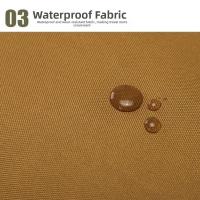 Bolsa de pierna para exteriores de gran capacidad, tela Oxford, impermeable, riñonera para senderismo, cremallera, bolsa de pierna multiusos para exteriores, ciclismo - details 15