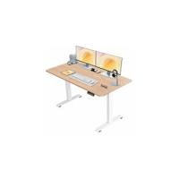 140x70 cm mesa elevadora de altura ajustable ergonómica robusta y fácil de instalar escritorio de computadora diseño moderno estilo industrial - details 4