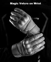 Guantes de Moto Inviernal Impermeables Guantes de Cuero de Cabra Auténticos para Hombres y Mujeres - details 9