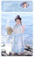 Conjunto nacional Hanfu para niños, disfraz de actuación del 3 de marzo, estilo étnico Miao, primavera/verano, 2025 - details 7