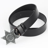 Cinturón de piel de vaca auténtica para hombre, sin hebilla, hebilla lisa, 5 colores, accesorios para el cuerpo - details 10