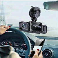 Mini Dashcam Camcorder Grabador de Video FHD 1080P para Coche de 3 Canales - details 4