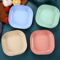 10pcs Set Reusable Fruit & Dessert Plates - Washable, Multifunctional Snack Dishes with Built-In Base for Bones & Candy - details 9