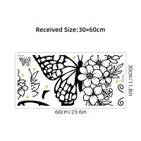 Pegatinas De Pared Con Mariposas De Acuarela Para Decoración De Habitaciones Infantiles Y Dormitorios Estilo Clásico PVC Colorido Decoración Para Sala De Estar Y Dormitorio De Bebé - details 9