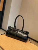 Bolso para las axilas, nuevo bolso de locomotora de piel de vaca de primera capa de gama alta para mujer, bolso bandolera para ir al trabajo, bolso de nicho - details 16