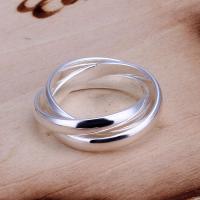 Andara Anillo de Plata Esterlina  Diseño de Tres Circuitos Ideal para Mujeres - details 2