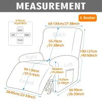 Fundas reclinables, funda elástica para sofá, fundas para sillas, Protector de muebles, funda para silla reclinable para mecedora - details 1