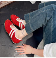 Zapatos de Ballet Plateados Mary Jane Suela Suave para Mujeres Primavera-Verano 2025 Nuevos Zapatos Casuales - details 5