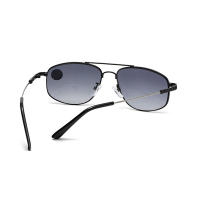 Gafas de sol de lectura bifocales con doble puente, lentes grises con memoria elástica, cómodas, protección UV + 0,75 a + 4 - details 4