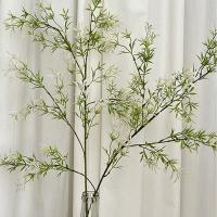 Planta verde Artificial de estilo bosque, hojas de palma, flor de simulación grande, plantas falsas hechas a mano de plástico, decoración de balcón - details 10