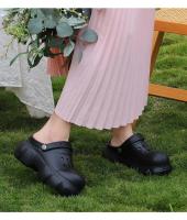 Sandalias De Mujer Para Jardín Y Playa Con Plataforma Impermeables Verano Tacón Alto De 7CM EVA Cómodas Casual Sin Tobilleras - details 10