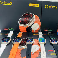Reloj inteligente deportivo S9 Ultra 2, con 7 piezas, correa, Bluetooth, llamadas, frecuencia cardíaca, resistente al agua, carga inalámbrica - details 1