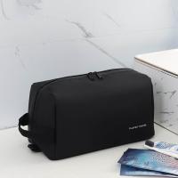Neceser impermeable para hombre, bolsa de aseo de PU de mano de gran capacidad, bolsa de maquillaje ligera con separación de ropa seca y húmeda, para mujer y hombre - details 4