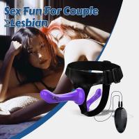 Leten-vibradores consoladores dobles, arnés Bondage con correa en juguetes para mujeres, productos para lesbianas y adultos, tiendas sexuales con correa - details 1