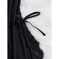 Conjunto de camisón y braguita de diseño encantador con tirantes finos y cuello en V, ropa sexy para mujer - details 11