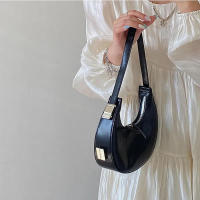 Bolso de hombro de media luna para mujer, bolso elegante informal que combina con todo, color sólido, estilo francés, Vie - details 3