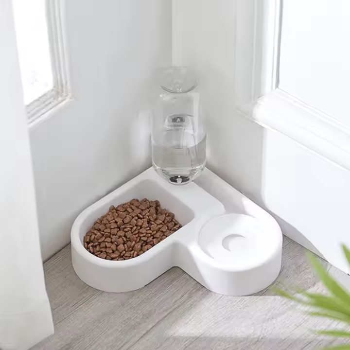 Grifo de Agua Automático para Mascotas Doble Alimentador para Perros Gatos - 1