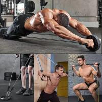 Conjunto de ejercicio de resistencia multifuncional, cuerda de tensión, cinturón de tensión para Fitness, cuerda elástica y equipo de Fitness portátil - details 7