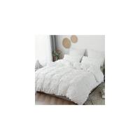 Juego Funda Nórdica Cama 135/150 con Patrón de Hojas Tropicales, Funda Edredón 220x240 cm Microfibra Suave Transpirable y 2 x Fundas de Almohada de 65x65 cm, Fundas Nórdicas Beige - details 10
