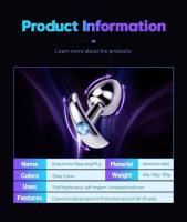 Empaquetado privado Base de ancla de metal sexy Juguete para parejas de adultos al aire libre de acero inoxidable Entrenador de tapón anal para hombre Masturbador anal para adultos - details 9