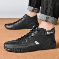 Botas Informales De Motocicleta Para Hombre, Zapatos Impermeables De Alta Calidad, Calzado De Lujo, Invierno, 2023 - details 9