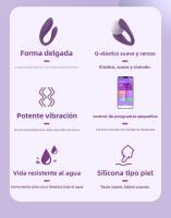 Shanggan Productos para Adultos Sexo Masturbación Palo APP Control Remoto Juguetes Femeninos en el Cuerpo Doble Cabeza Palo Vibrador Carga Silenciosa - details 1